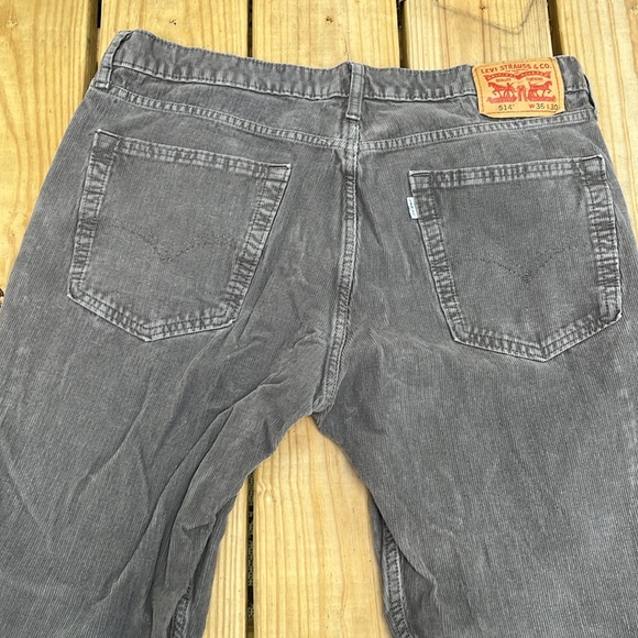 Levi’s 514s - Gray Corduroys Straight Leg 36x30 - Picture 7 of 11